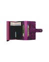  Secrid - Portafoglio piccolo in pelle alluminio Miniwallet