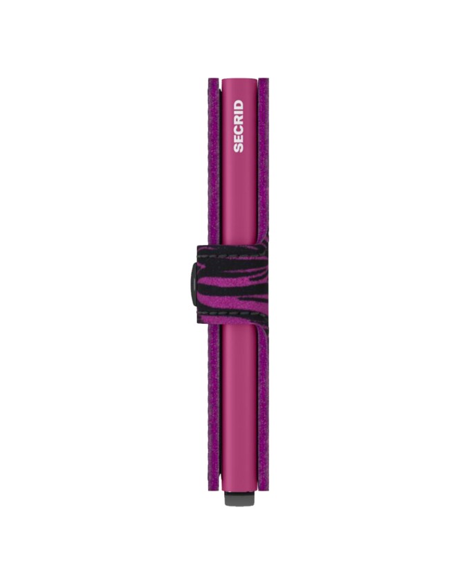  Secrid - Portafoglio piccolo in pelle alluminio Miniwallet