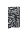  Secrid - Portafoglio piccolo in pelle alluminio Miniwallet