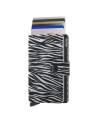  Secrid - Portafoglio piccolo in pelle alluminio Miniwallet