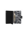  Secrid - Portafoglio piccolo in pelle alluminio Miniwallet
