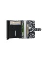  Secrid - Portafoglio piccolo in pelle alluminio Miniwallet