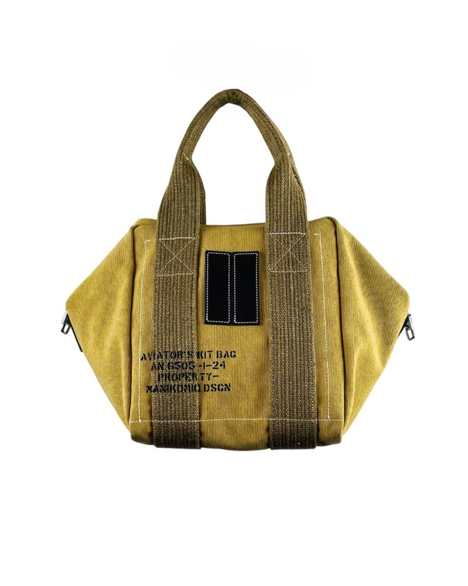 Manikomio Design – Borsa a mano in cotone new tent con doppio manico Lady24