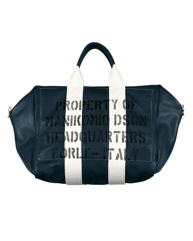  Manikomio Design - Borsa a mano media in pelle 38 Genuine