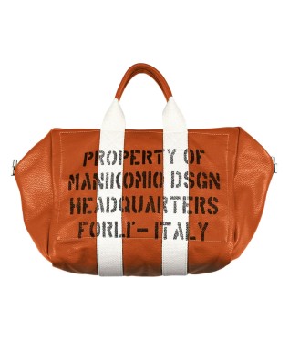 Manikomio Design - Medium Leather Handbag 38 Genuine...