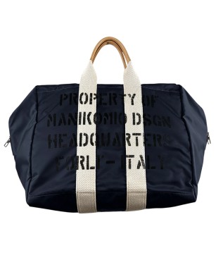 Manikomio Design - Large Fly Icon nylon bag with two...