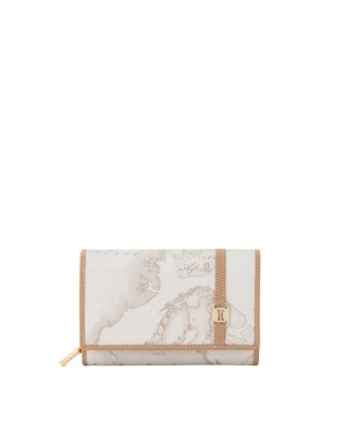Alviero Martini Prima Classe - Embossed fabric wallet...