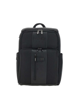 Piquadro - Brief 15.6" Laptop Travel Backpack in Leather...