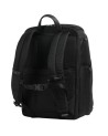  Piquadro - Zaino da viaggio porta pc 15,6" in pelle e tessuto