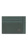 Piquadro - Bustina porta carte di credito in pelle Black Square
