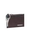  Piquadro - Portachiavi a bustina in pelle e porta carte di