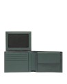 Piquadro - Portafoglio uomo con porta monete in pelle Black Square