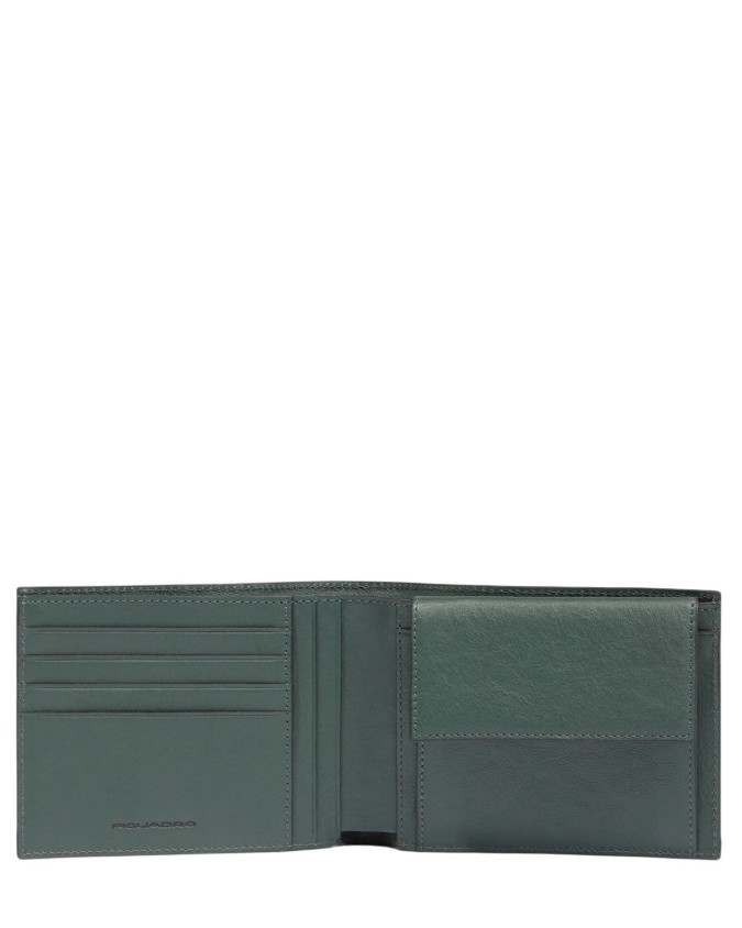Piquadro - Men's Black Square Leather...
