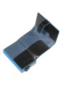  Piquadro - Porta carte di credito compatto in pelle Blue Square