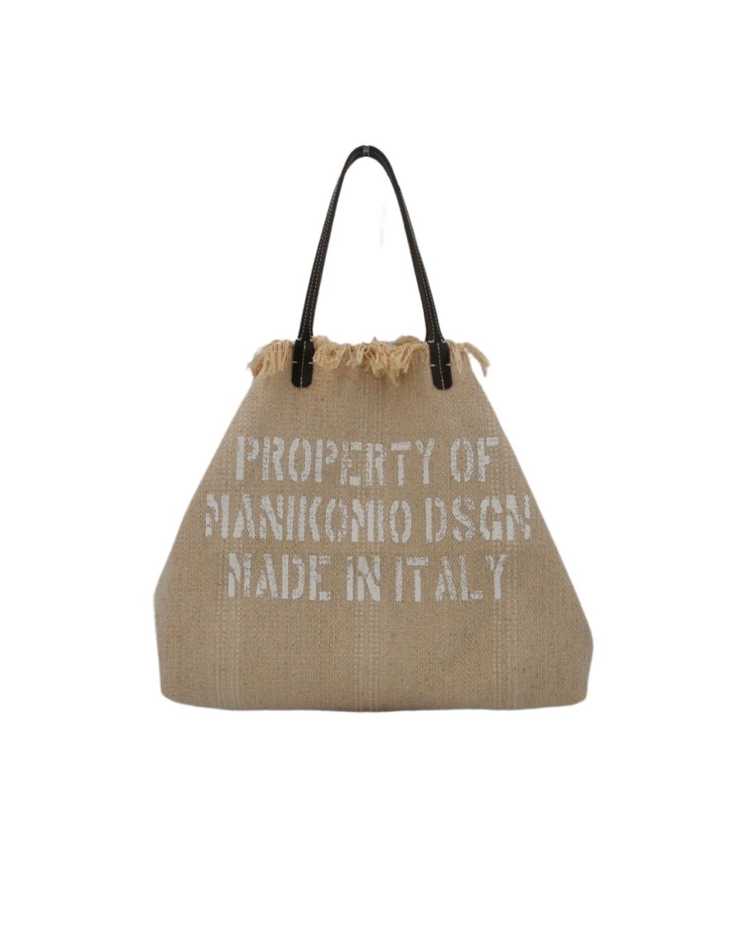  Manikomio Design - Shopper in Cotone e Pelle N°2
