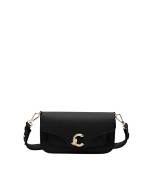  Coccinelle - Borsa a spalla e a tracolla in pelle con patta
