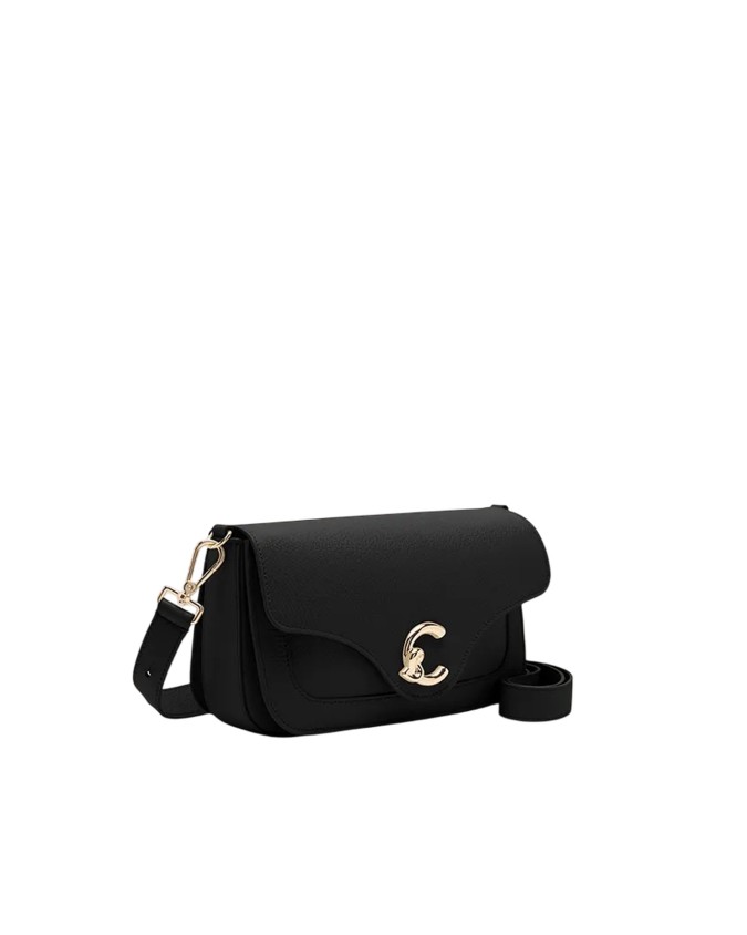  Coccinelle - Borsa a spalla e a tracolla in pelle con patta