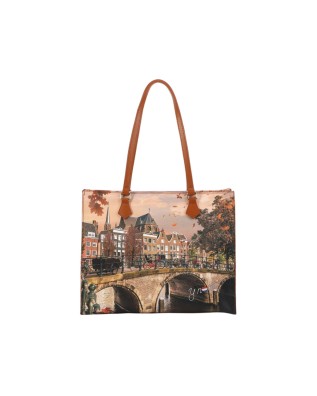 Ynot - Borsa Donna con tasca sul retro Yesbag