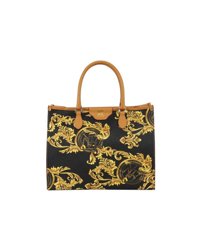  Ynot - Borsa Elegance shopper con stampa all over