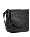  Coccinelle - Borsa a tracolla in pelle con patta Rebekka