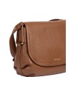  Coccinelle - Borsa a tracolla in pelle con patta Rebekka