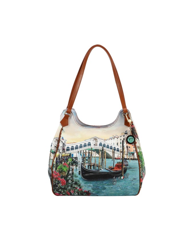  Ynot - Borsa donna a tre scomparti Yesbag