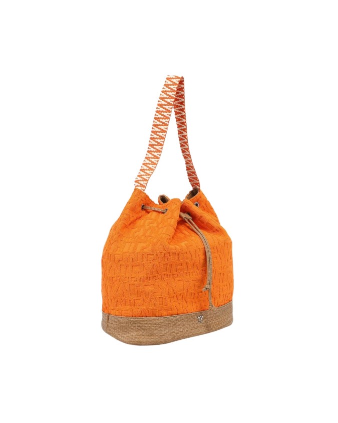  Ynot- Borsa Donna a secchiello in tessuto Sponge