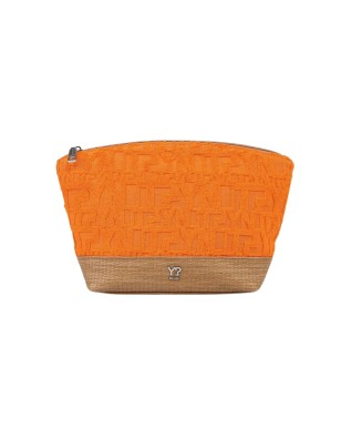 Ynot - Beauty Case Donna in tessuto con logo Sponge