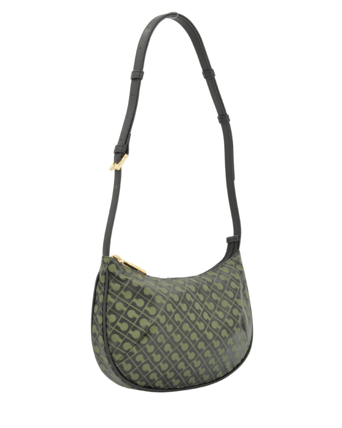  Gherardini - Borsa a tracolla mini con zip dorata in tessuto