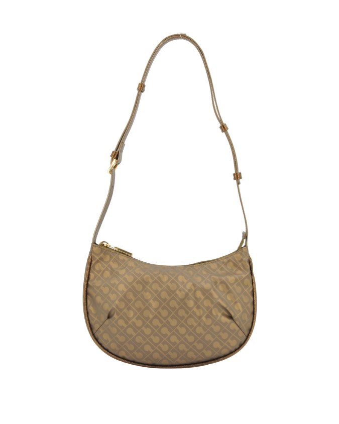  Gherardini - Borsa a tracolla mini con zip dorata in tessuto
