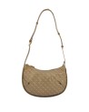 Gherardini - Borsa a tracolla mini con zip dorata in tessuto