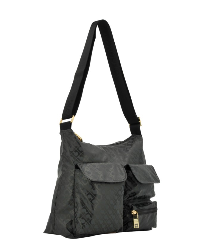 Gherardini - Borsa a tracolla con tasche esterne Softy