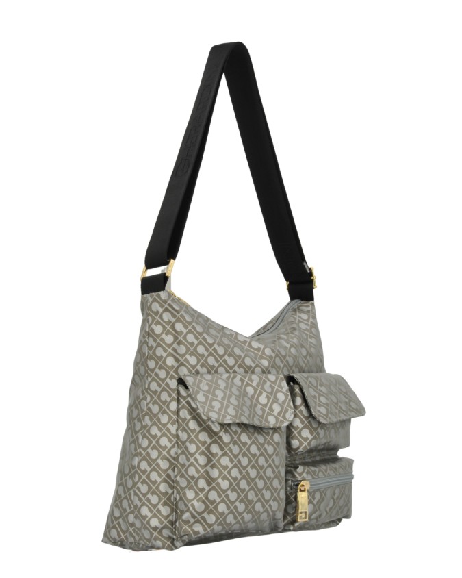 Gherardini - Borsa a tracolla con tasche esterne Softy