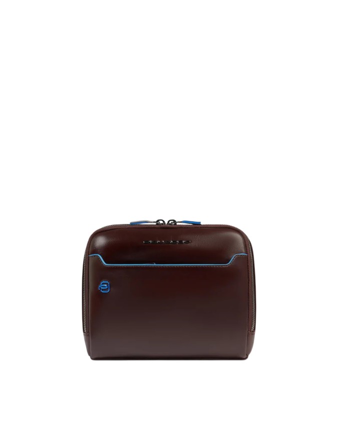  Piquadro - Borsello uomo in pelle con tracolla Blue Square