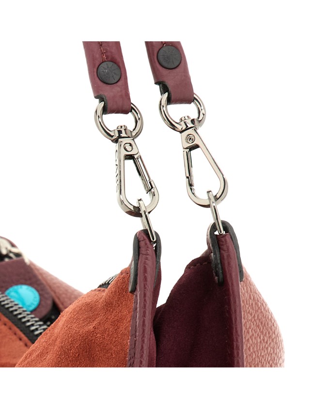  Gabs - Borsa shopping in pelle scamosciata e martellata Tg. 