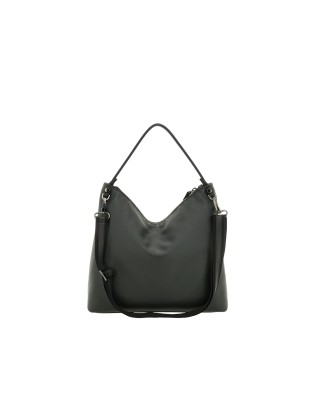 Gabs - Fiona Bull Black XL Leather Hobo Shoulder Bag 2