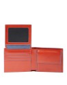 Piquadro - Portafoglio uomo in pelle con tasca trasparente e volantino