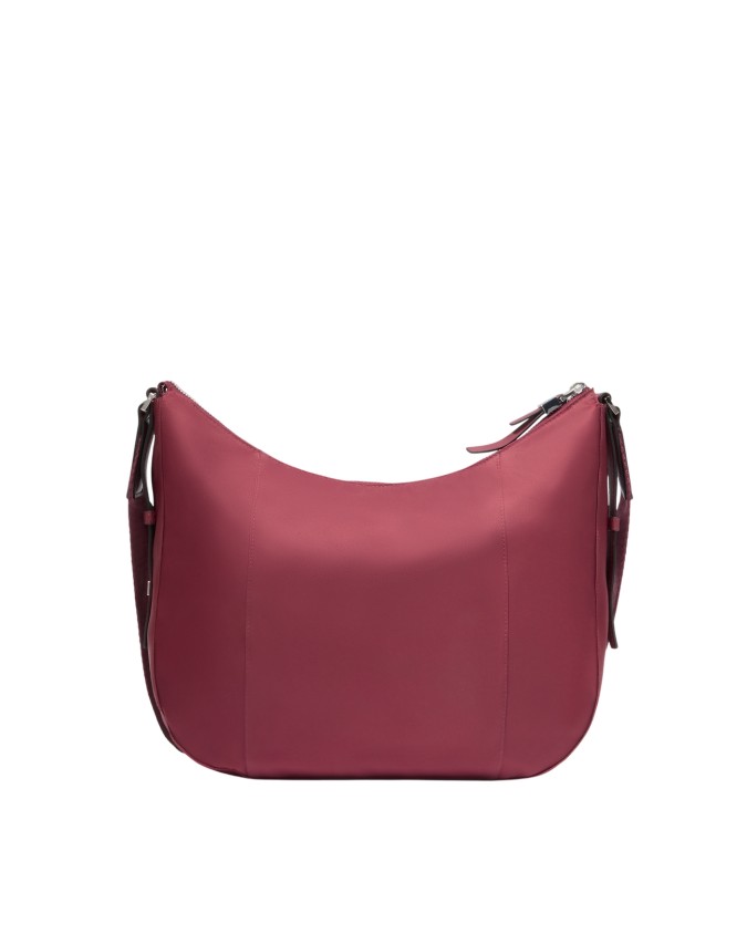 Piquadro - Damen-Umhängetasche aus Leder und recyceltem Stoff