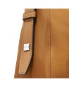 Piquadro - Damen-Umhängetasche aus Leder und recyceltem Stoff