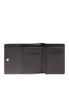 Piquadro - Kleine Damenbrieftasche aus Leder mit RFID-Klappfach