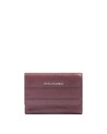 Piquadro - Small women's leather wallet with an RFID-blocking flap