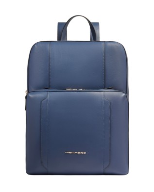 Piquadro - Circle 15.6'' Women's Leather Laptop Backpack...