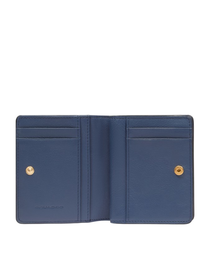  Piquadro - Portafogli da donna piccolo con portamonete Circle