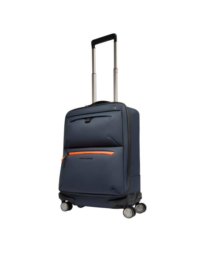  Piquadro - Trolley slim cabina in tessuto impermeabile Corner