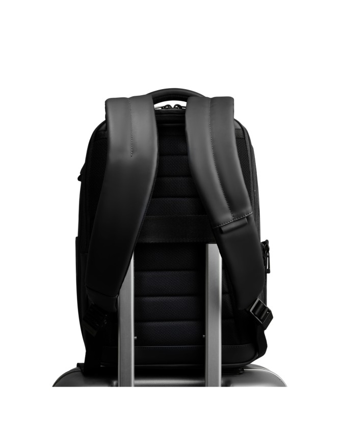  Piquadro - Zaino da viaggio in tessuto gommato porta pc 14''