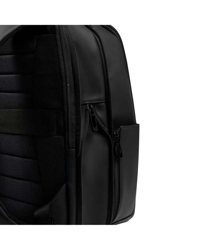  Piquadro - Zaino da viaggio in tessuto gommato porta pc 14''
