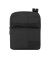 Piquadro - iPad-Mini-Tasche aus Leder und Stoff