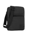 Piquadro - Borsello porta iPad Mini in pelle e tessuto