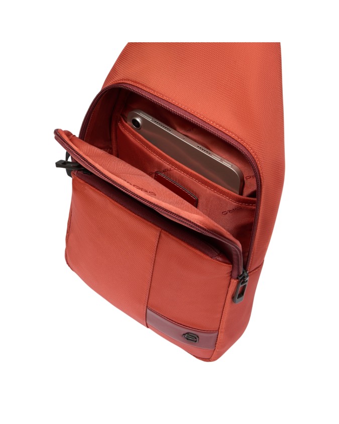  Piquadro - Zaino monospalla uomo porta iPad®mini