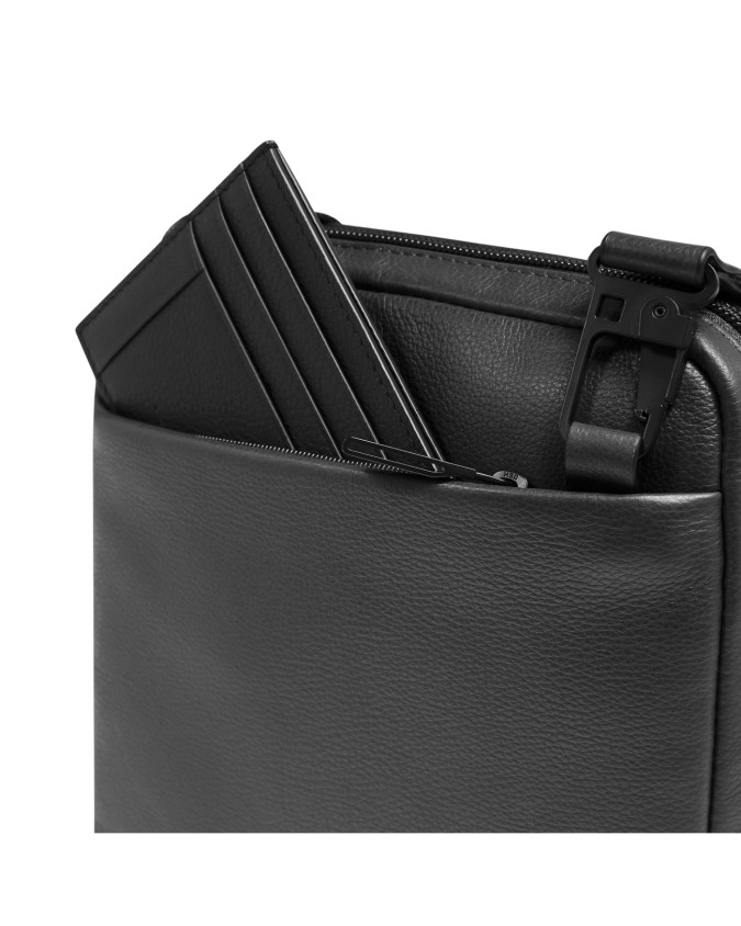  Piquadro - Borsello uomo in pelle porta Ipad Mini